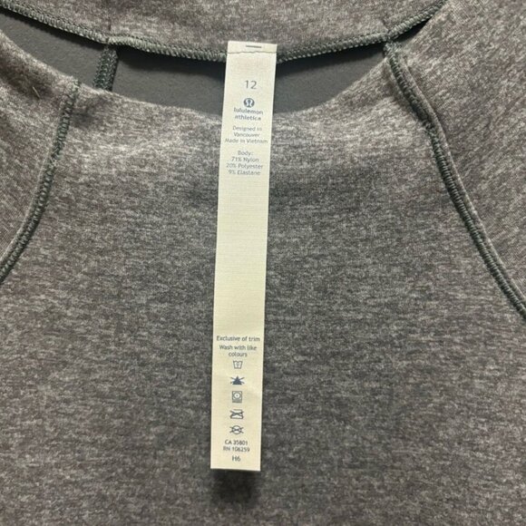 Lululemon Athletica Womens Hill And Valley Mock Neck Pullover Size 12 - Picture 10 of 10